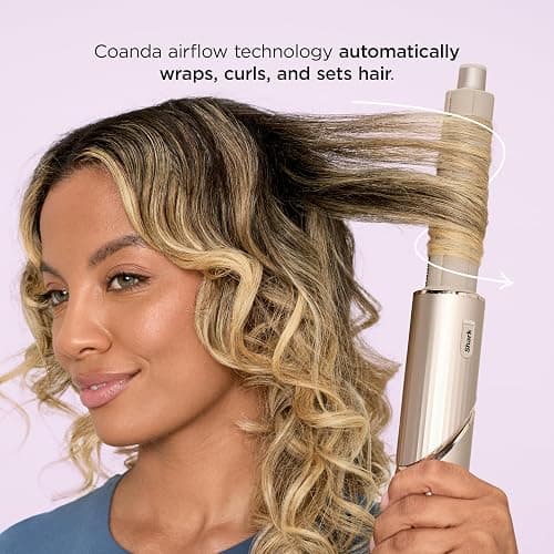 Shark HD430 FlexStyle Air Styling & Drying System, Powerful Hair Dryer Brush & Multi-Styler with Auto-Wrap Curlers, Paddle Brush, Oval Brush, Concentrator Attachment, Stone thumbnail 6