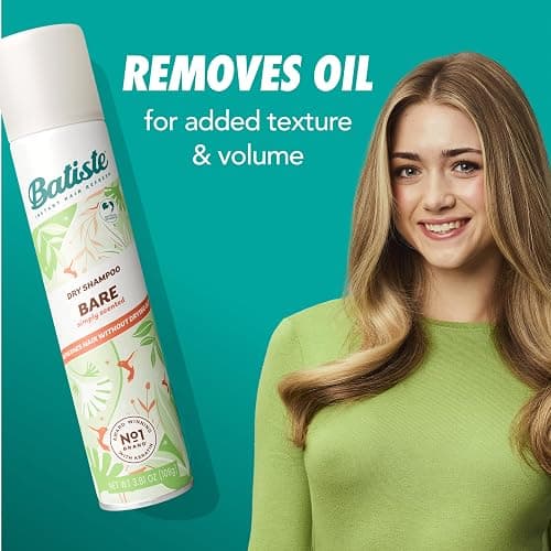 Batiste Dry Shampoo, Bare Fragrance, Refresh Hair and Absorb Oil Between Washes, Waterless Shampoo for Added Hair Texture and Body, 5.71 oz thumbnail 4