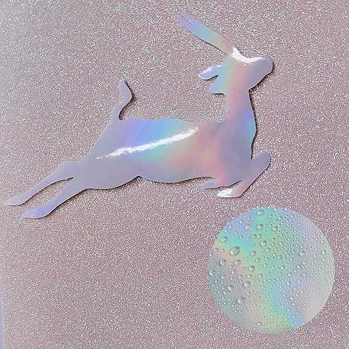 36 Sheets Holographic Sticker Paper Holographic Clear Vinyl Self Adhesive Waterproof Transparent Laminating Sheets Rainbow Overlay with A4 (11.7 x 8.3 Inch) 6 Styles Mixed thumbnail 6
