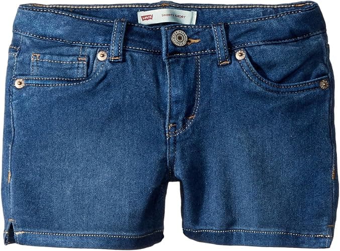 Levi's Kids Girl's 710 Super Skinny Fit Soft and Silky Shorts (Big Kids) - Image 1