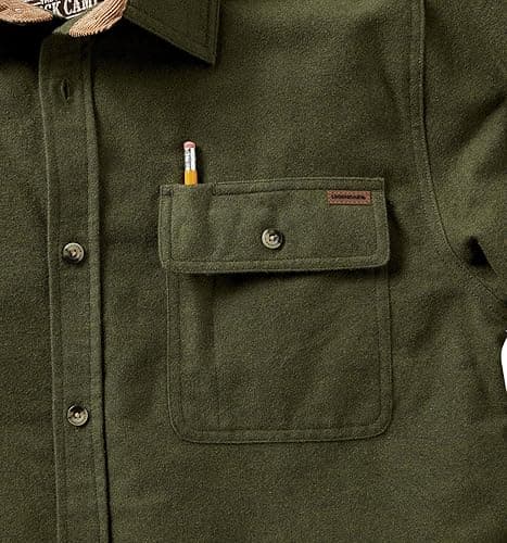 Legendary Whitetails Men's Flannel Shirt Long Sleeve Button Down 100% Cotton thumbnail 6