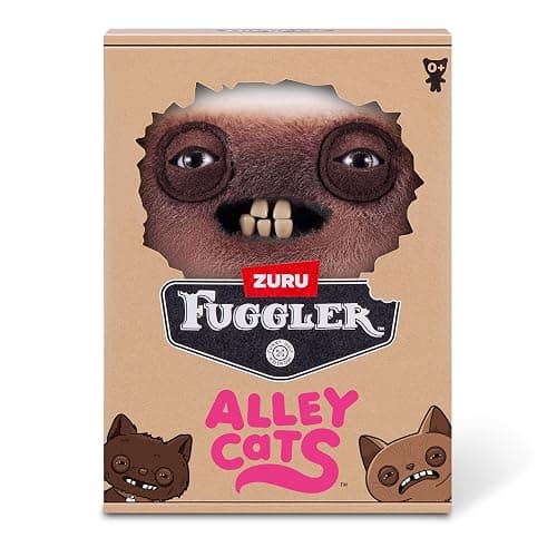 Fuggler Alley Cats 9-Inch Plush Toy (Yawper) by ZURU – Funny Ugly Monster Stuffed Animal with Human-Like Teeth, Collectible Plush for Kids, Tweens, Teens, Adults & Cat-Loving Weirdos thumbnail 7