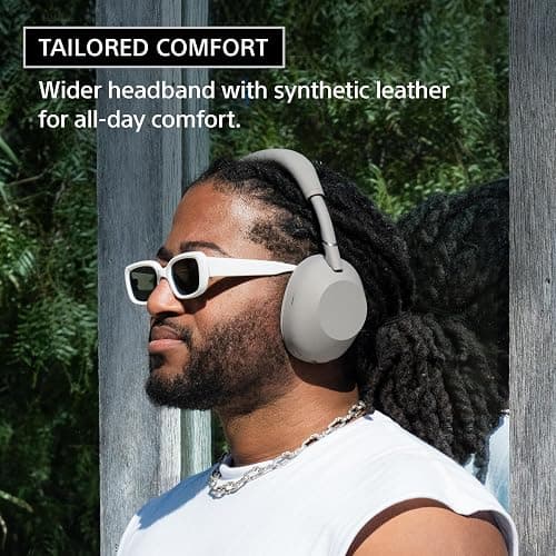 Sony WH-1000XM6 The Best Noise Cancelling Wireless Headphones, Sandstone | HD NC Processor QN3, 12 Microphones, Adaptive NC Optimizer, Mastered by Engineers, Studio-Quality, Up to 30 Hrs of Battery thumbnail 4