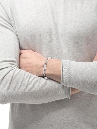BOSS Jewelry Men's CHAIN LINK Collection Chain Bracelet Available in Two Sizes thumbnail 3