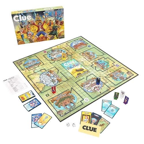 CLUE: One Piece Board Game, Find Hidden Pirate Treasure with Luffy and The Straw Hat Crew, Explore Iconic Locations Like Dressrosa, Drum Kingdom & Water Seven, Official Toei Animation Game, Ages 8+ thumbnail 3
