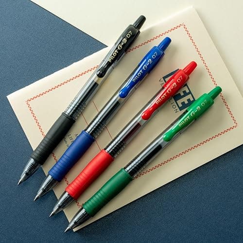 Pilot G2 Premium Gel Pens, Gel Roller Pens, Fine Point 0.7 mm Assorted Colors 8 thumbnail 5