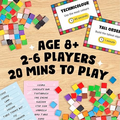 Big Potato Block Party: Colourful Block Building Family Board Game for Kids Aged 8+, Adults, Teens thumbnail 2