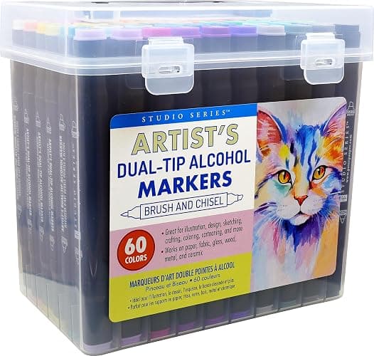 Studio Series Artist's Dual-Tip Alcohol Markers (Set of 60 colors) thumbnail 3
