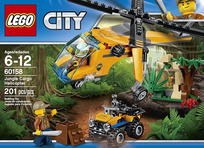 LEGO City Jungle Explorers Jungle Cargo Helicopter 60158 Building Kit (201 Piece) thumbnail 2