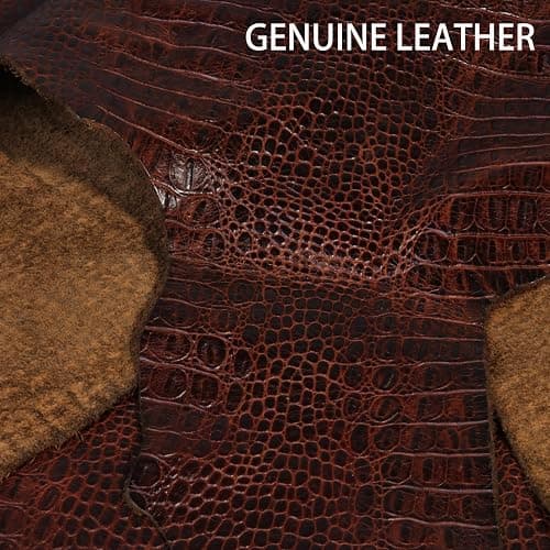 Gexmil Genuine Leather Case for iPad Pro 11 Inch 4/3/2/1st Gen 2022/2021/2020/2018,Smart Folio with Pencil Holder,Protective Shockproof Real Leather Cover,Auto Sleep/Wake,Brown Crocodile thumbnail 8