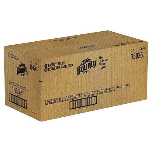 Bounty Quick Size Paper Towels, White, 8 Family Rolls thumbnail 12