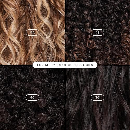 Tangle Teezer Ultimate Detangler Curly Hair Brush, 3C to 4C, Black | Patented two-tier, firm-flex teeth detangle, reduce breakage & frizz on wet or dry hair; hairbrush for curly to coily hair thumbnail 3