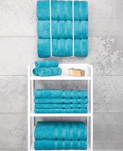 American Soft Linen 100% Cotton Luxury Turkish Towels, 4 PC Bath Towel Set | Soft Absorbent Quick Dry OEKO Tex Standard 100 Certificated Durable Machine Washable Premium Hotel Quality thumbnail 7