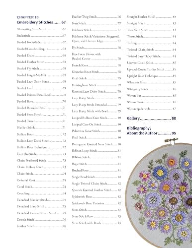 Foolproof Flower Embroidery: 80 Stitches & 400 Combinations in a Variety of Fibers; Add Texture, Color & Sparkle to Your Organic Garden thumbnail 9