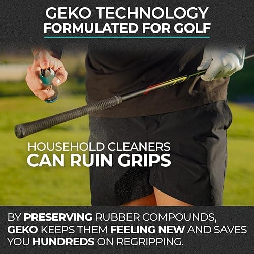 Geko 2-in-1 Grip Restore & Cleaner – #1 Basketball, Golf, Football, Volleyball, and Baseball Grip Spray – Restores Shoe, Grip & Glove Traction, Removes Dirt & Oil, Restores Control & Consistency thumbnail 3