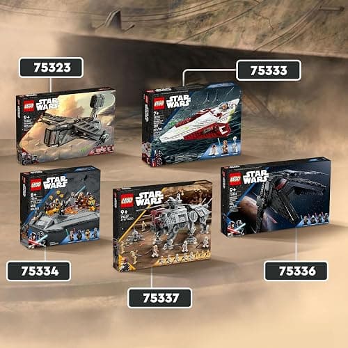 LEGO Star Wars 75337 AT-TE Walker Building Toy with 3 212th Clone Trooper Minifigures, plus Dwarf Spider & Battle Droid Figures - Gift for 9+ Year Old Boys & Revenge of the Sith Fans thumbnail 8