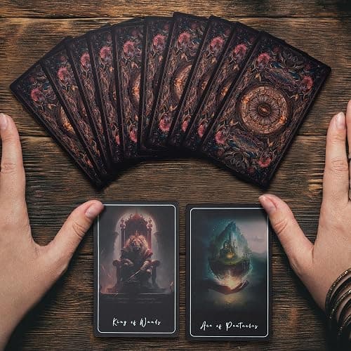 The Tarot of Sacred Kingdoms - Moon Tarot Cards – 78-Cards Tarot Deck with Guide Book thumbnail 5