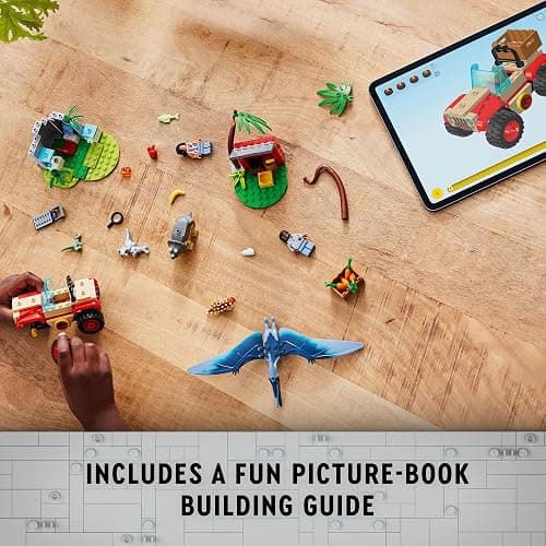 Lego Jurassic World Raptor & Titanosaurus Tracking Mission Kids Toy - Building and Learning Toy for Pretend Play - Dinosaur Action Figures for Boys & Girls, Ages 7+ - Gift Idea for Birthdays - 76973 thumbnail 3