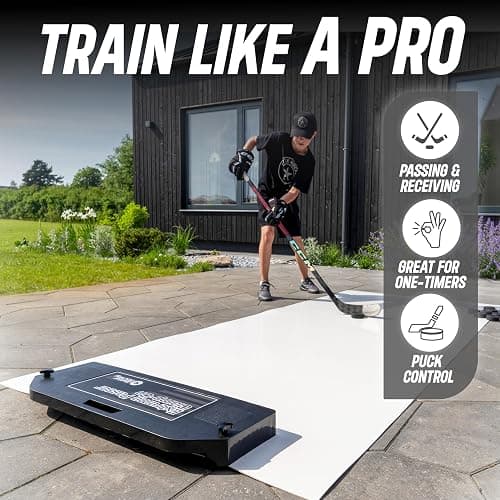 Better Hockey Extreme Passer Puck Rebounder - Clamp-On Pro Professional Quality Sports Training Aid for Passing, Shooting and One Timers - 30 Inch Size thumbnail 2