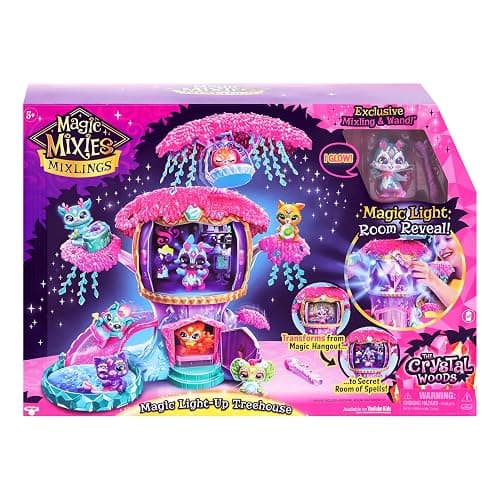 Magic Mixies Mixlings Magic Light-Up Treehouse with Magic Room Reveal and Exclusive Glow Magic Mixling and Wand | Amazon Exclusive thumbnail 3