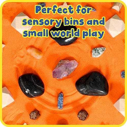 READY 2 LEARN Colored Sand, Orange, 2.2 lbs, Play Sand for Kids | Perfect for Arts and Crafts and Sensory Bins thumbnail 6