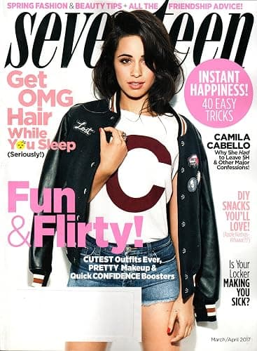 Seventeen Magazine March/April 2017 | Fun & Flirty! OMG Hair while you sleep - Image 1