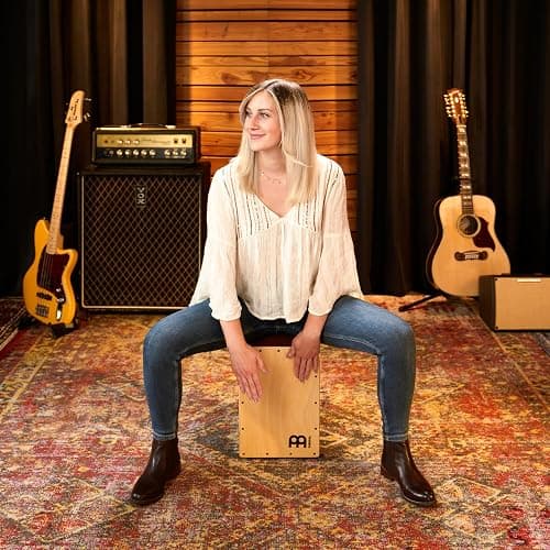 Jam Cajon Box Drum with Snare and Bass Tone for Acoustic Music — MADE IN EUROPE — Baltic Birch Wood, Play with Your Hands, 2-YEAR WARRANTY thumbnail 7