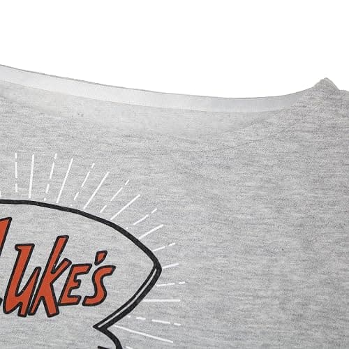 Ripple Junction Gilmore Girls Women's Crop Top Long Sleeve Sweatshirt Luke's Diner Stars Hollow Coffee Officially Licensed thumbnail 3