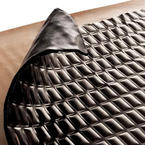 Siless Black 50 mil 52 sqft Sound Deadening mat - Sound Deadener Mat - Car Sound Dampening Material - Sound dampener - Sound deadening Material Sound Insulation - Car Sound deadening - Image 1