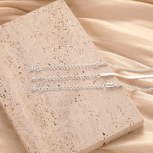 Freekiss Herringbone Necklace for Women,Dainty Gold Necklace,14k Gold Plated Snake,Gold Chain Choker Necklaces,Simple Gold Layered Necklaces,Gold Jewelry Gift for Women thumbnail 6