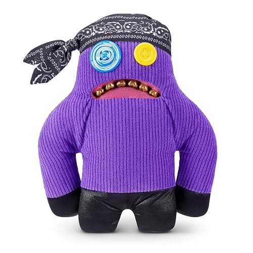 Fuggler Fugg Life 9-Inch Plush Toy (Sasquoosh) by ZURU – Funny Ugly Monster Stuffed Animal with Human-Like Teeth, Quirky Collectible Plush for Kids, Tweens, Teens, Adults & Weird Toy Lovers - Image 1