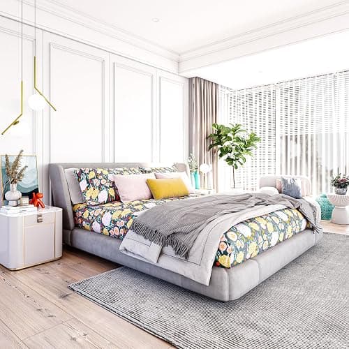 Where The Polka Dots Roam WTPDR Dark Floral Sheets King Size, Super Soft Wrinkle Resistant Bedding Set for Boho Room Décor, Premium Floral Printed King Bed Sheets for Girls, Teens and Master Bedrooms thumbnail 2