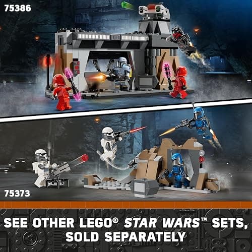 LEGO Star Wars: The Mandalorian Ambush on Mandalore Battle Pack, Building Toy with 4 Star Wars Minifigures, Collectible Brick Built Playset, Star Wars Gift Idea for Boys and Girls Ages 6 and Up, 75373 thumbnail 6