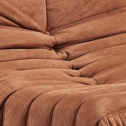 Aosaifen Green Bean Bag Chair - Corner Sofa, Fireside Floor Couch for Living Room, Bedroom, Gaming & Office (Brown, Single) thumbnail 7
