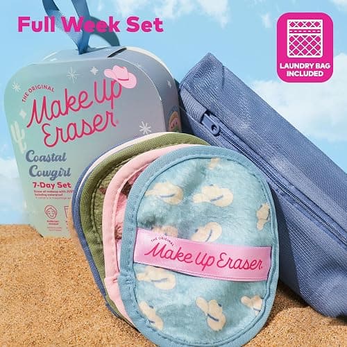The Original Makeup Eraser, 7-Day Set, Erase All Makeup with Just Water, Including Waterproof Mascara, Eyeliner, Foundation, Lipstick, Sunscreen, and More! thumbnail 6