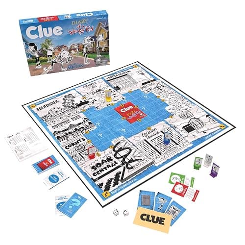 CLUE: Diary of a Wimpy Kid | Solve The Mystery in This Officially-Licensed Collectible Clue Game Featuring Characters & Locations from The Popular Book Series Diary of a Wimpy Kid thumbnail 2