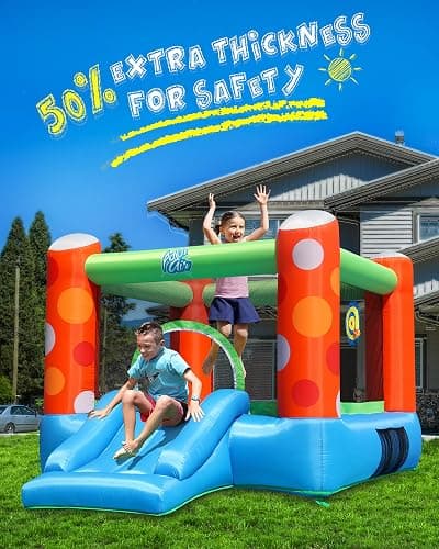 ACTION AIR Bounce House, Inflatable Bounce House with Air Blower, Bouncy Castle with Durable Sewn and Extra Thick, Family Backyard Jump House, Great Gift for Kids thumbnail 3