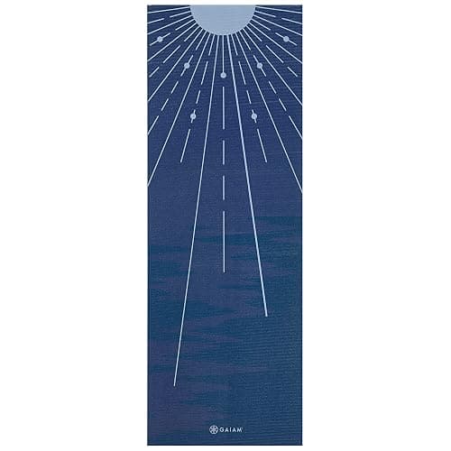Gaiam Print Yoga Mat, Non Slip Exercise & Fitness Mat for All Types of Yoga, Pilates & Floor Exercises thumbnail 3