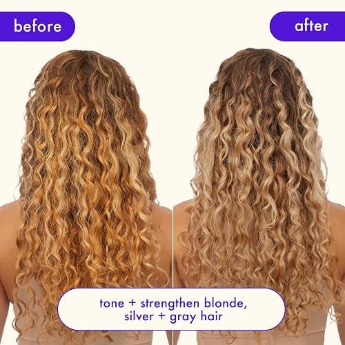 amika bust your brass cool blonde strength repair shampoo thumbnail 4
