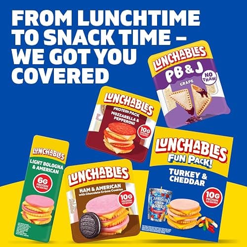 Lunchables Turkey & Cheddar with Capri Sun Roarin' Waters Fruit Punch and Gummy Worms Fun Pack, 3.2 oz & 6 fl oz Package thumbnail 8