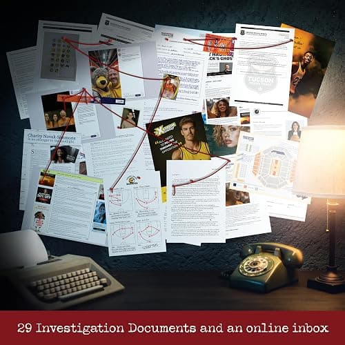 Cryptic Killers Unsolved Murder Mystery Game - Murder of an MVP - Cold Case Files Investigation - Detective Clues/Evidence - Solve The Crime - Individuals, Date Nights & Party Groups thumbnail 2