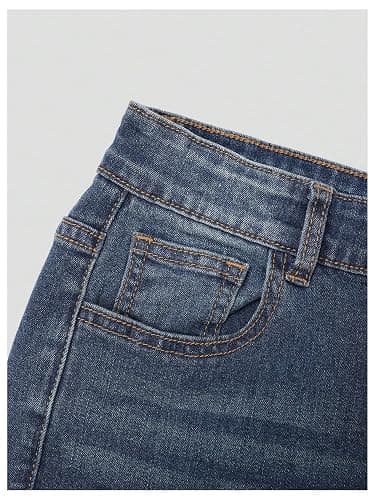 GORGLITTER Girl's Flare Jeans High Waisted Bell Bottom Denim Pants with Pockets thumbnail 3