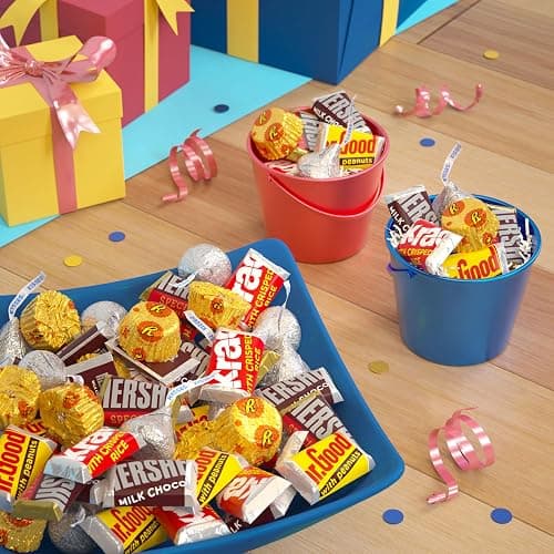 HERSHEY'S Miniatures Assorted Chocolate Candy Party Pack, 30 oz (Pack of 2) thumbnail 8