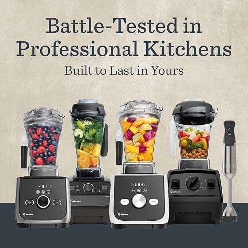 Vitamix 5200 Blender, Professional-Grade Blender for Smoothies, Soups, Ice Cream and More, Stainless-Steel Blades, Self-Cleaning Kitchen Appliance, 64 Oz Container, Black thumbnail 10