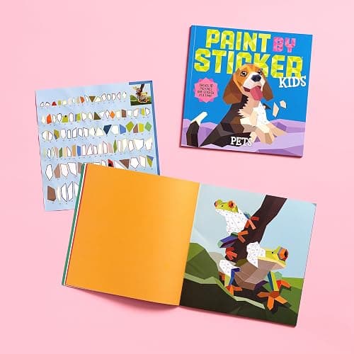 Paint by Sticker Kids (Official): Pets: Create 10 Pictures One Sticker at a Time! thumbnail 10