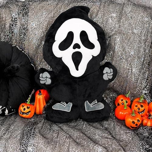 GAGEC Halloween Ghost Pillow Funny Spooky Ghost Throw Pillows 15.8 Inch Halloween Home Sofa Decorations Horror Decor for Friends Family thumbnail 2