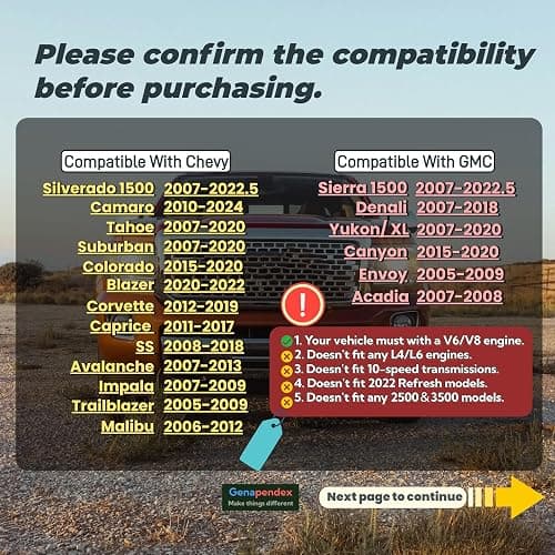 Genapendex AFM/DFM Disabler,DOD Disabler Compatible with 5.3 Silverado 6.2 Sierra 2007-2022,Plug & Play.(Black) thumbnail 6
