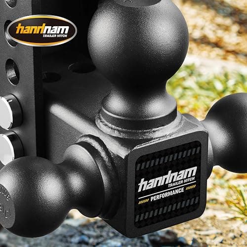 HANDNAM Drop Hitch Adjustable Trailer Hitch, Tow Hitch with 6-Inch Drop/Rise for Truck (16,500 LBS GTW), Adjustable Drop Hitch Fits 2-Inch Receiver, Trailer Hitches with Double Anti-Theft Pins Locks thumbnail 3