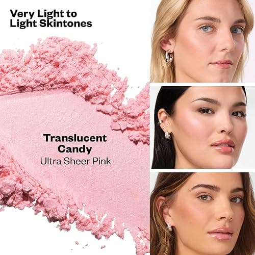Kosas Cloud Set Loose Powder – Translucent Setting + Blurring Talc-Free Face Powder in Translucent Candy (Ultra Sheer Pink) | Blurring, Translucent Setting, Talc Free thumbnail 2