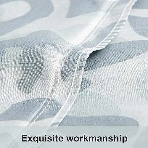 NTBAY 2 Pack Satin Standard Pillowcases for Hair and Skin, Luxurious and Silky Leopard Printed Pillow Cases with Envelope Closure, 20x26 Inches, Black and White thumbnail 3